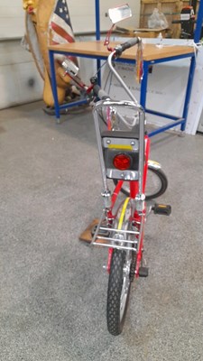 Lot 671 - MK3 RALEIGH CHOPPER RED SF40305062