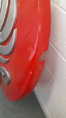 Lot 171 - ROUND LARGE VAUXHALL DEALER SIGN 140CM DIA