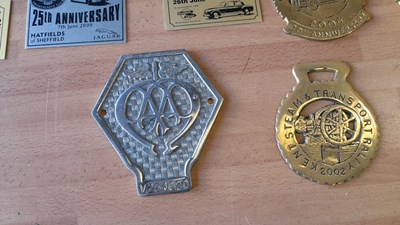 Lot 503 - SELECTION OF CAR SHOW PLAQUES & CAR BADGES
