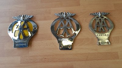 Lot 705 - AA CAR BADGES