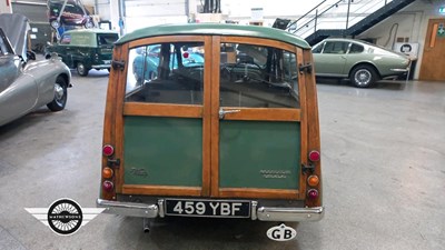 Lot 434 - 1963 MORRIS MINOR TRAVELLER