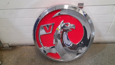 Lot 251 - VAUXHALL SHOWROOM DEALER  SIGN  28" DIA