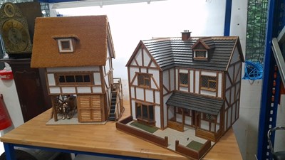 Lot 525 - 2X LARGE DOLLS HOUSES