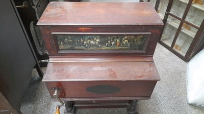 Lot 897 - WIND UP BARRELL MUSIC MACHINE