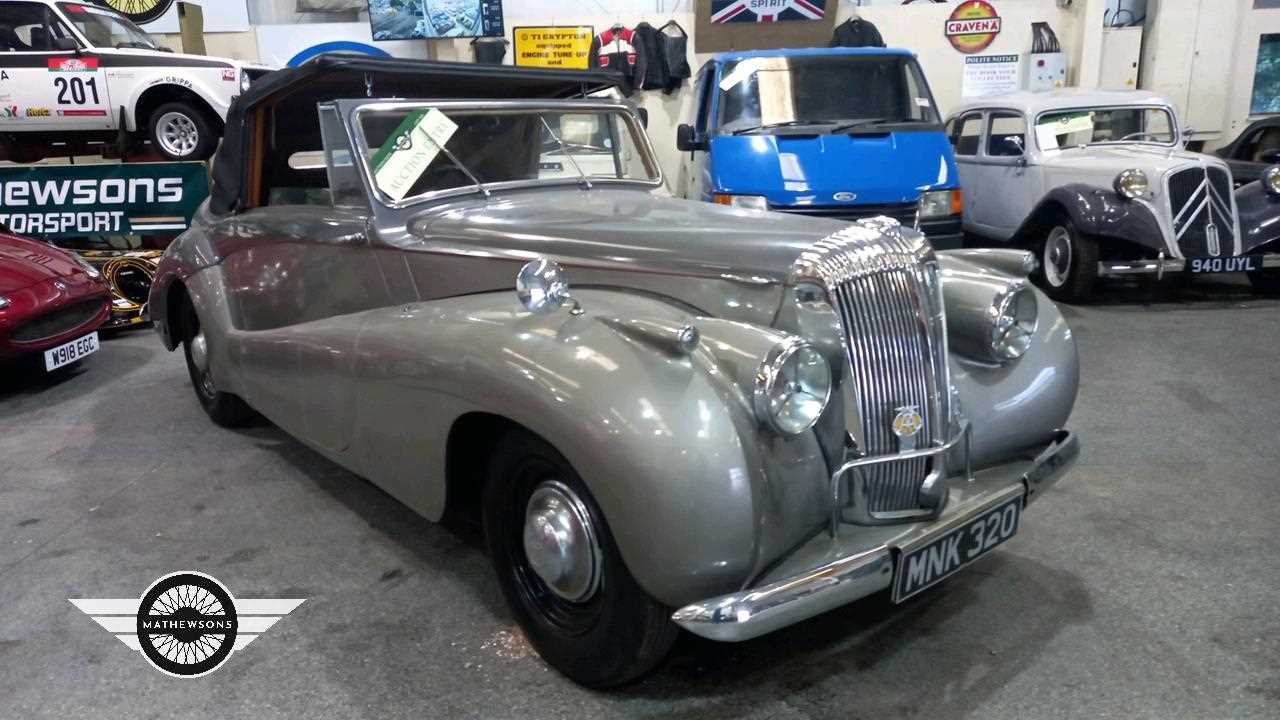 Lot 376 - 1951 DAIMLER DB18 SPORTS