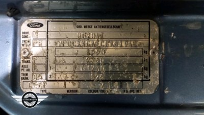 Lot 478 - 1987 FORD CAPRI INJECTION