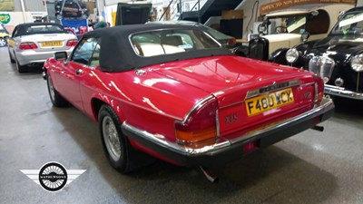 Lot 492 - 1989 JAGUAR XJ-S CONVERTIBLE AUTO