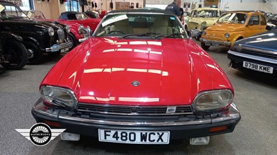 Lot 492 - 1989 JAGUAR XJ-S CONVERTIBLE AUTO