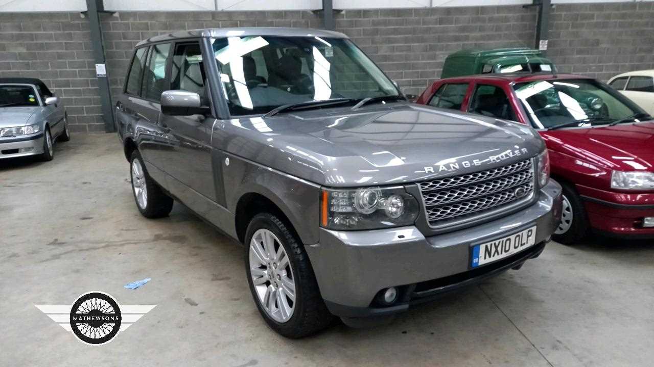 Lot 504 - 2010 LAND ROVER RANGE ROVER VOGUE TDV8 A