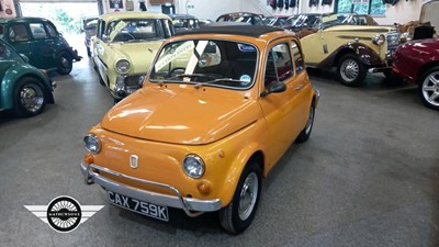 Lot 522 - 1972 FIAT 500L