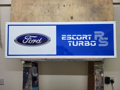 Lot 60 - FORD ESCORT RS TURBO SIGN