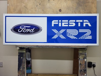 Lot 85 - FORD FIESTA XR2 SIGN