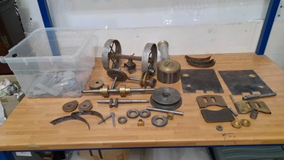 Lot 549 - PARTS OF A MODEL STEAM TRACTION ENGINE