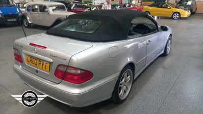 Lot 572 - 2003 MERCEDES CLK 230 ELEGANCE KOMP AUT