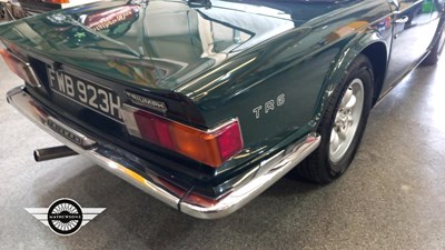 Lot 574 - 1970 TRIUMPH TR6