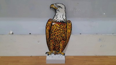 Lot 849 - EAGLE ENAMEL SIGN 16" X 8"