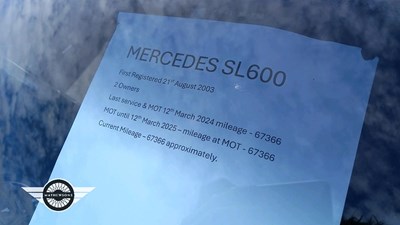 Lot 734 - 2003 MERCEDES SL600