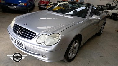 Lot 752 - 2005 MERCEDES CLK 240 AVANTGARDE