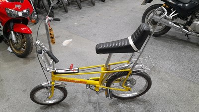 Lot 9 - MK2 RALEIGH CHOPPER , FIZZY LEMON 1977  NG7225601