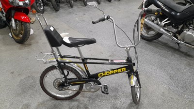 Lot 471 - MK3 RALEIGH CHOPPER BLACK WITH YELLOW DECALS