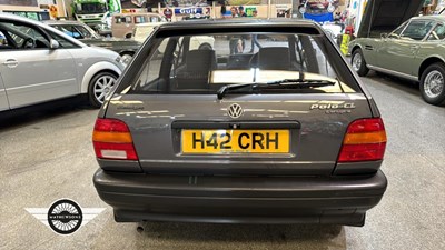 Lot 70 - 1991 VOLKSWAGEN POLO CL COUPE