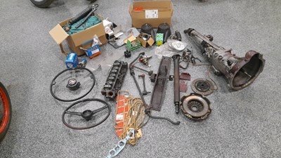 Lot 227 - BOX OF MG SPARE PARTS ,ALL PROCEEDS TO YORKSHIRE AIR AMBULANCE