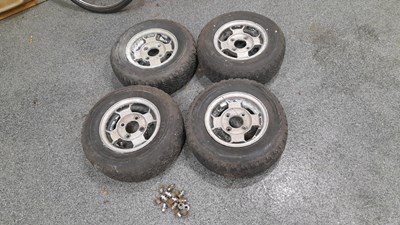 Lot 801 - MINI MM AA SJX10" ALLOY WHEELS & STUDS