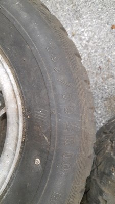 Lot 801 - MINI MM AA SJX10" ALLOY WHEELS & STUDS