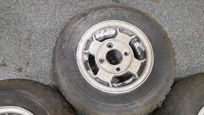 Lot 801 - MINI MM AA SJX10" ALLOY WHEELS & STUDS