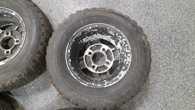 Lot 801 - MINI MM AA SJX10" ALLOY WHEELS & STUDS