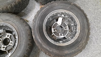 Lot 801 - MINI MM AA SJX10" ALLOY WHEELS & STUDS