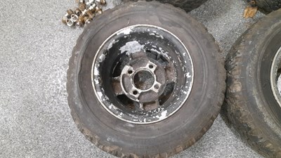 Lot 801 - MINI MM AA SJX10" ALLOY WHEELS & STUDS