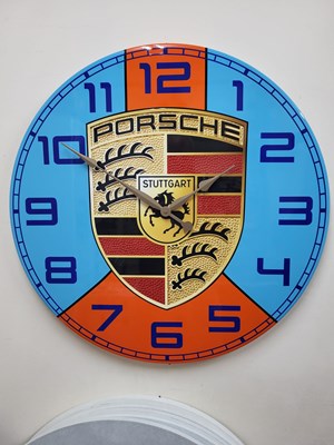 Lot 117 - GULF PORSCHE CLOCK