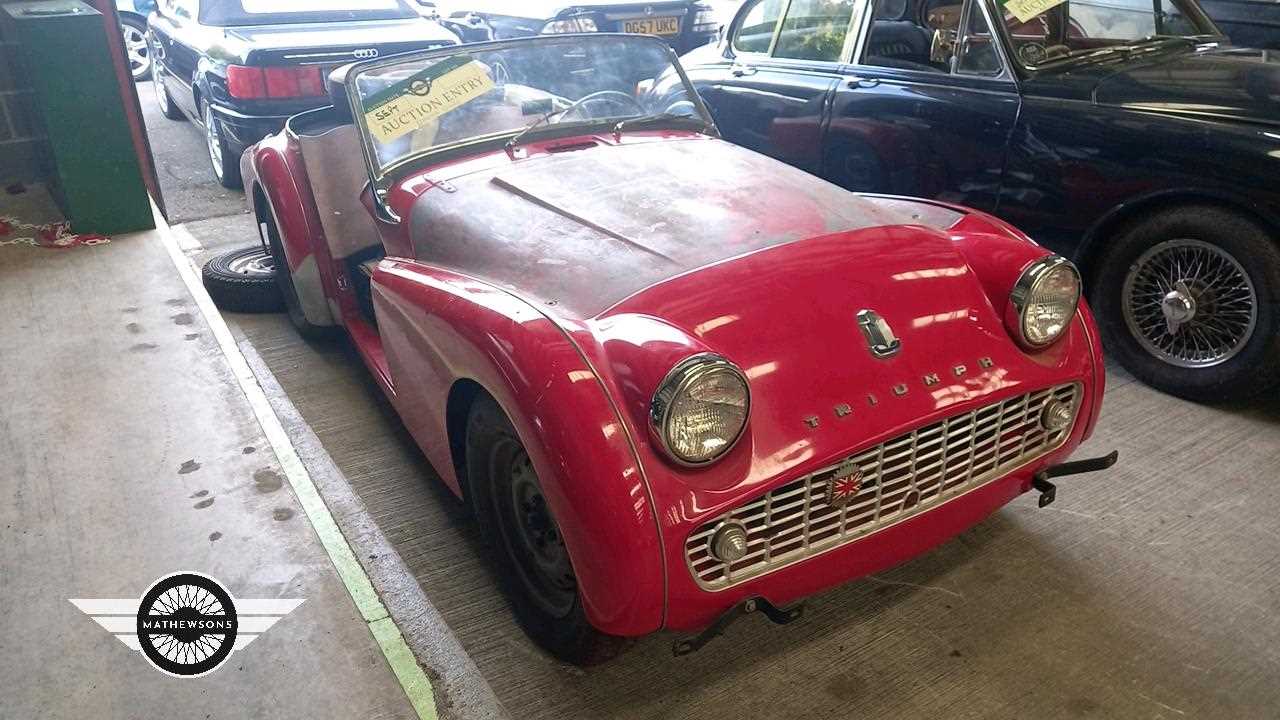 Lot 160 - CIRCA 1960 TRIUMPH TR3 A