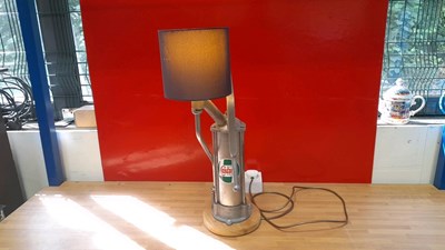 Lot 291 - CASTROL PUMP LAMP