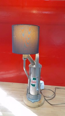 Lot 291 - CASTROL PUMP LAMP