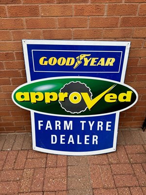 Lot 9 - GOODYEAR APPROVED SIGN  44" X 42"