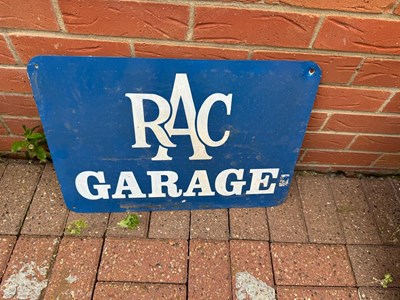 Lot 69 - RAC GARAGE SIGN  22" X 15"