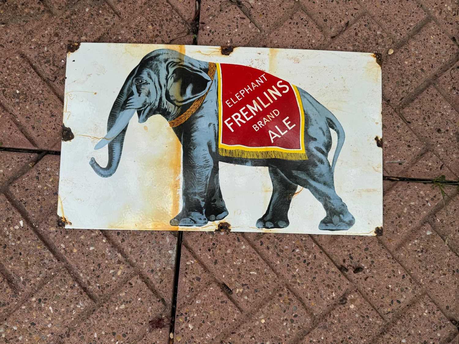 Fremlin's Sign Lot 429 - FREMLINS BRAND ALE SIGN 20