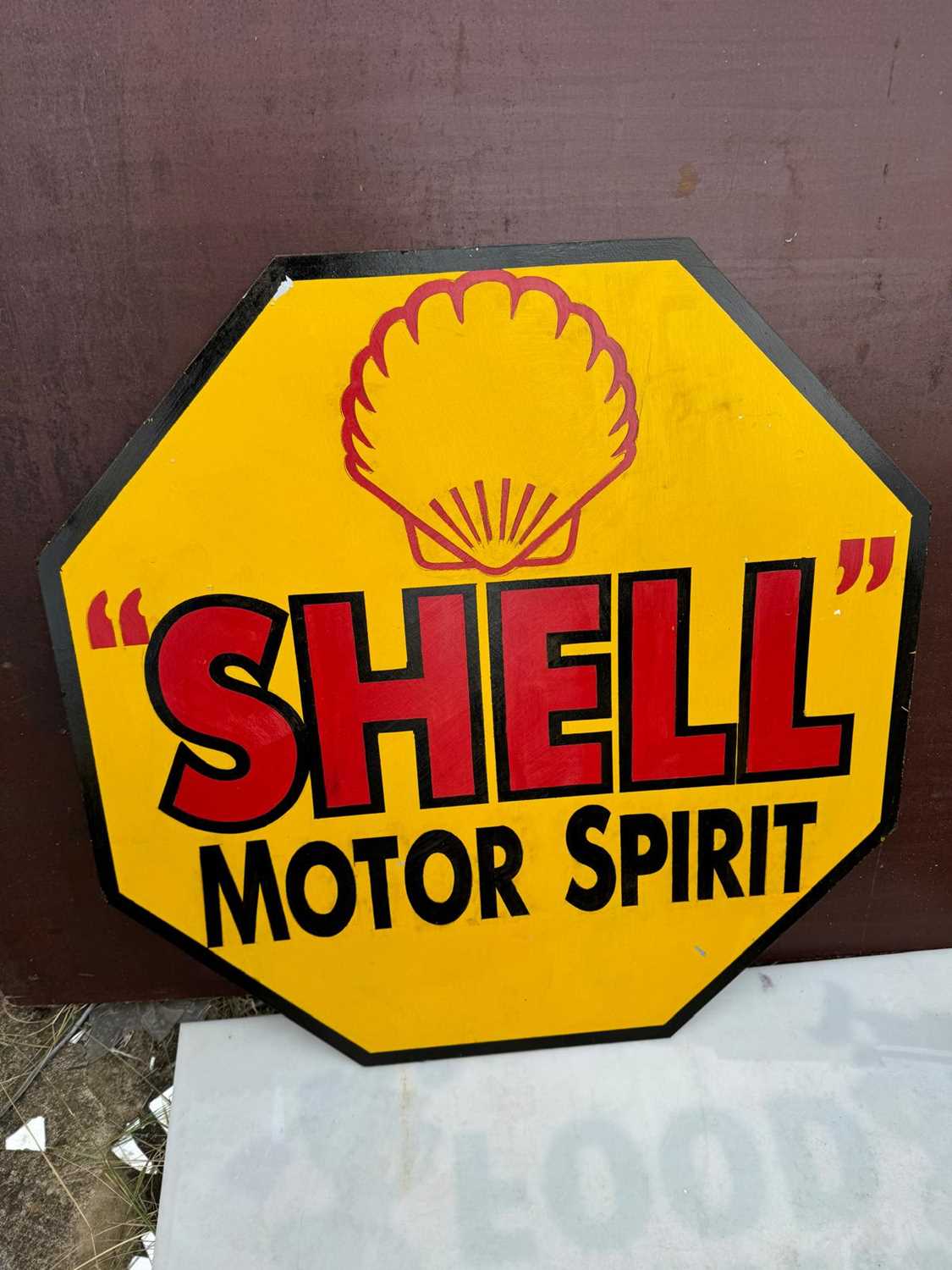 Lot 593 - SHELL SIGN 30