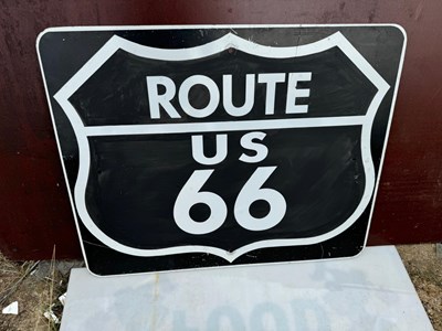 Lot 609 - ROUTE 66 SIGN 30" X 24"