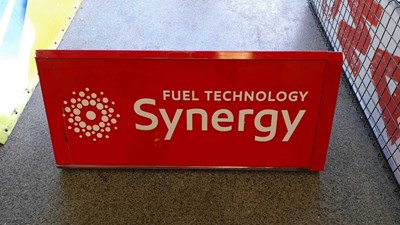 Lot 297 - ESSO PETROL PUMP BLADE / TRIANGLE SIGN 39" X 16 - ALL PROCEEDS TO CHARITY