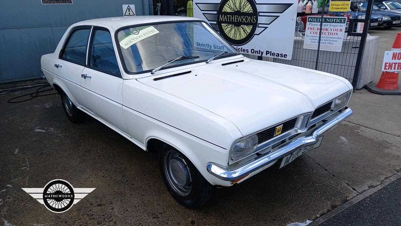 Lot 830 - 1976 VAUXHALL VIVA E