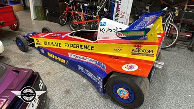 Lot 848 - CHILDRENS SCALE DRAG RACE RAIL