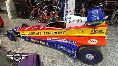 Lot 848 - CHILDRENS SCALE DRAG RACE RAIL