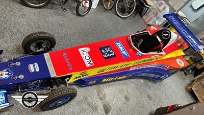 Lot 848 - CHILDRENS SCALE DRAG RACE RAIL