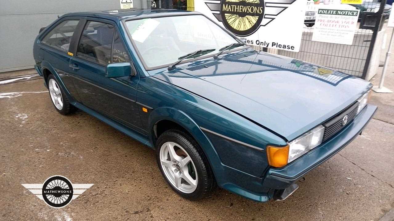 Lot 8 - 1990 VOLKSWAGEN SCIROCCO GT