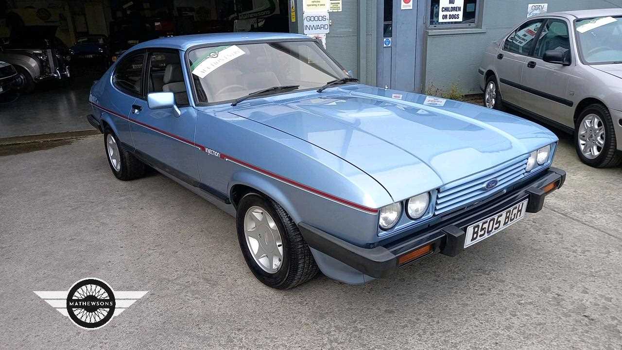 Lot 20 - 1984 FORD CAPRI INJECTION