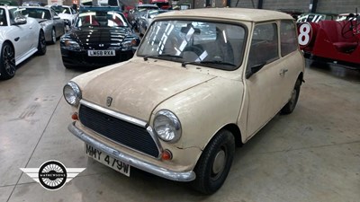 Lot 78 - 1980 AUSTIN MORRIS MINI 1000