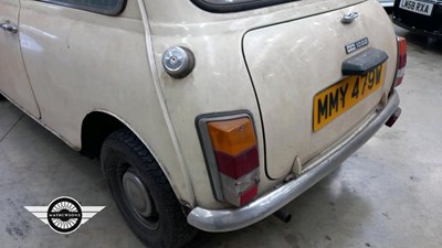 Lot 78 - 1980 AUSTIN MORRIS MINI 1000